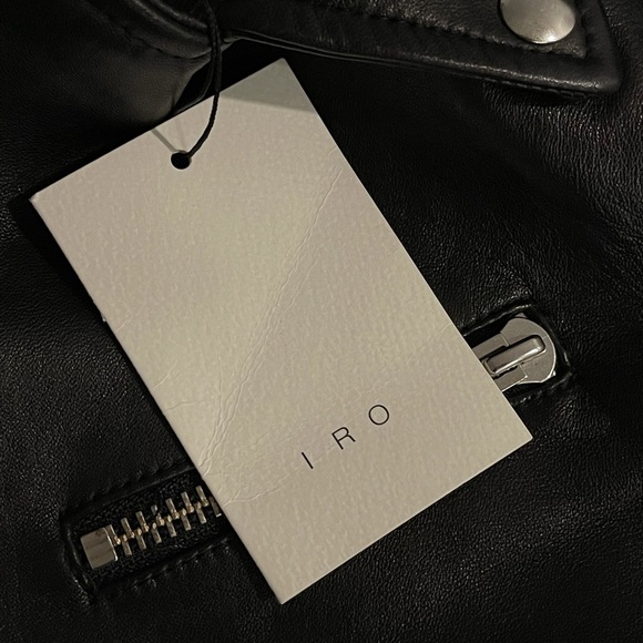 GORGEOUS IRO LEATHER LAMB JACKET - Picture 4 of 8